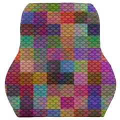 Random Colors Hexagon Car Seat Back Cushion  by Sparkle