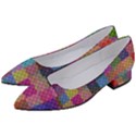 Random Colors Hexagon Women s Block Heels  View2