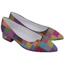 Random Colors Hexagon Women s Block Heels  View3