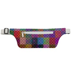 Random Colors Hexagon Active Waist Bag by Sparkle