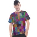 Random Colors Hexagon Men s Sport Top View1