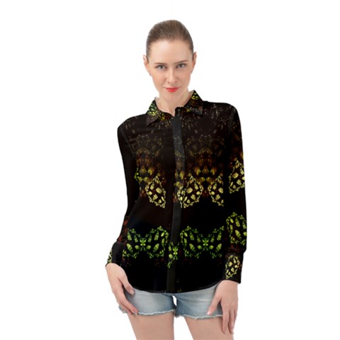 Duckies Long Sleeve Chiffon Shirt by Sparkle