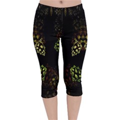 Duckies Velvet Capri Leggings  by Sparkle