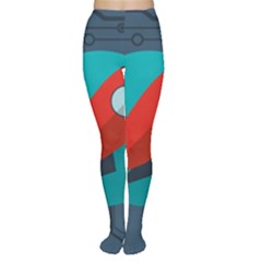 Rocket With Science Related Icons Image Tights