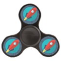 Rocket With Science Related Icons Image Finger Spinner View2