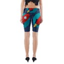 Rocket With Science Related Icons Image Yoga Cropped Leggings View2