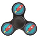 Rocket With Science Related Icons Image Finger Spinner View1