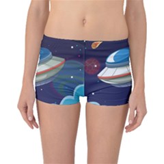 Ufo Alien Spaceship Galaxy Boyleg Bikini Bottoms by Vaneshart