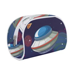 Ufo Alien Spaceship Galaxy Makeup Case (small) by Vaneshart