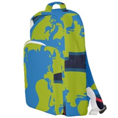 Spaceship Design Double Compartment Backpack by Vaneshart