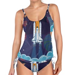 Spaceship Milkyway Galaxy Tankini Set by Vaneshart