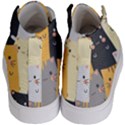 Seamless Pattern Cute Cat Cartoons Kids  Hi-Top Skate Sneakers View4