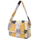 Seamless Pattern Cute Cat Cartoons Courier Bag View2