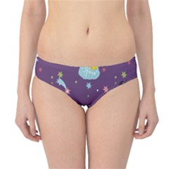 Space Travels Seamless Pattern Vector Cartoon Hipster Bikini Bottoms by Vaneshart