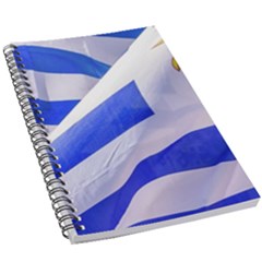 Uruguay Flags Waving 5 5  X 8 5  Notebook by dflcprintsclothing