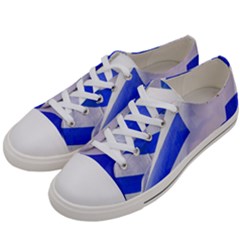 Uruguay Flags Waving Women s Low Top Canvas Sneakers by dflcprintsclothing