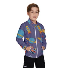 Space Seamless Pattern Kids  Windbreaker