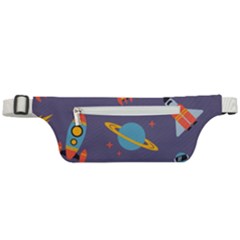 Space Seamless Pattern Active Waist Bag