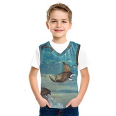 Awesome Steampunk Manta Rays Kids  Sportswear by FantasyWorld7