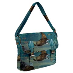 Awesome Steampunk Manta Rays Buckle Messenger Bag by FantasyWorld7