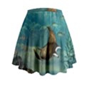 Awesome Steampunk Manta Rays Mini Flare Skirt View2