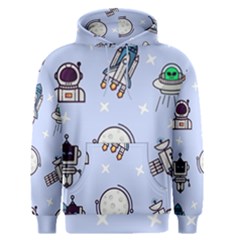 Seamless Pattern With Space Theme Men s Core Hoodie by Vaneshart