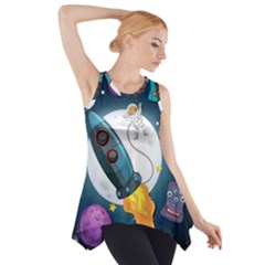 Spaceship Astronaut Space Side Drop Tank Tunic by Vaneshart