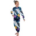 Spaceship Astronaut Space Kids  Long Sleeve Set  View1