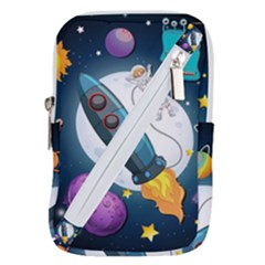 Spaceship Astronaut Space Belt Pouch Bag (large) by Vaneshart