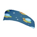 Seamless Pattern Ufo With Star Space Galaxy Background Stretchable Headband View1