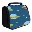 Seamless Pattern Ufo With Star Space Galaxy Background Full Print Travel Pouch (Small) View2