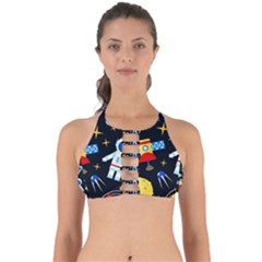 Space Seamless Pattern Perfectly Cut Out Bikini Top by Vaneshart