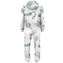 Music Themed Doodle Seamless Background Hooded Jumpsuit (Men)  View2