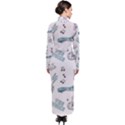 Music Themed Doodle Seamless Background Turtleneck Maxi Dress View2