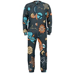 Space Seamless Pattern Onepiece Jumpsuit (men)  by Vaneshart