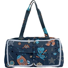 Space Seamless Pattern Multi Function Bag by Vaneshart