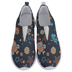 Space Seamless Pattern No Lace Lightweight Shoes by Vaneshart