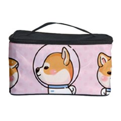 Set Kawaii Smile Japanese Dog Cartoon Cosmetic Storage by Vaneshart