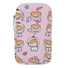 Set Kawaii Smile Japanese Dog Cartoon Waist Pouch (small) by Vaneshart