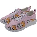 Set Kawaii Smile Japanese Dog Cartoon Mens Athletic Shoes View2