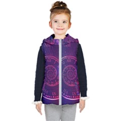 Time Machine Kids  Hooded Puffer Vest by Vaneshart