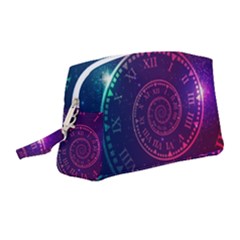 Time Machine Wristlet Pouch Bag (medium) by Vaneshart