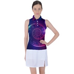 Time Machine Women s Sleeveless Polo Tee