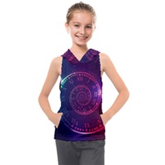 Time Machine Kids  Sleeveless Hoodie