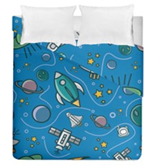 About Space Seamless Pattern Duvet Cover Double Side (queen Size)