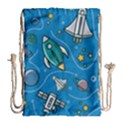 About Space Seamless Pattern Drawstring Bag (Large) View1