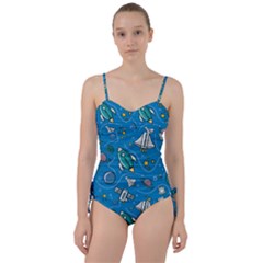 About Space Seamless Pattern Sweetheart Tankini Set by Vaneshart