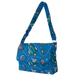 About Space Seamless Pattern Full Print Messenger Bag (l)