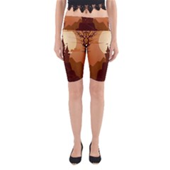 Beautiful Castle Yoga Cropped Leggings by Vaneshart