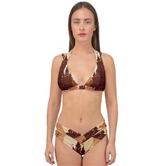 Beautiful Castle Double Strap Halter Bikini Set by Vaneshart